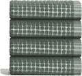 ONSEN Terry Cotton Waffle Face Towel Set – 4 Pack Luxury Cotton Face Towels by ONSEN