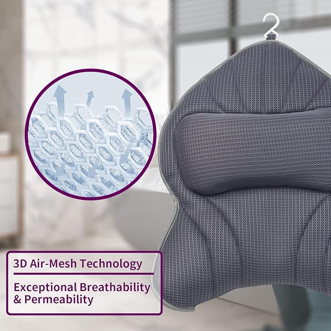Extra Thick Large Bath Pillow - Image 2