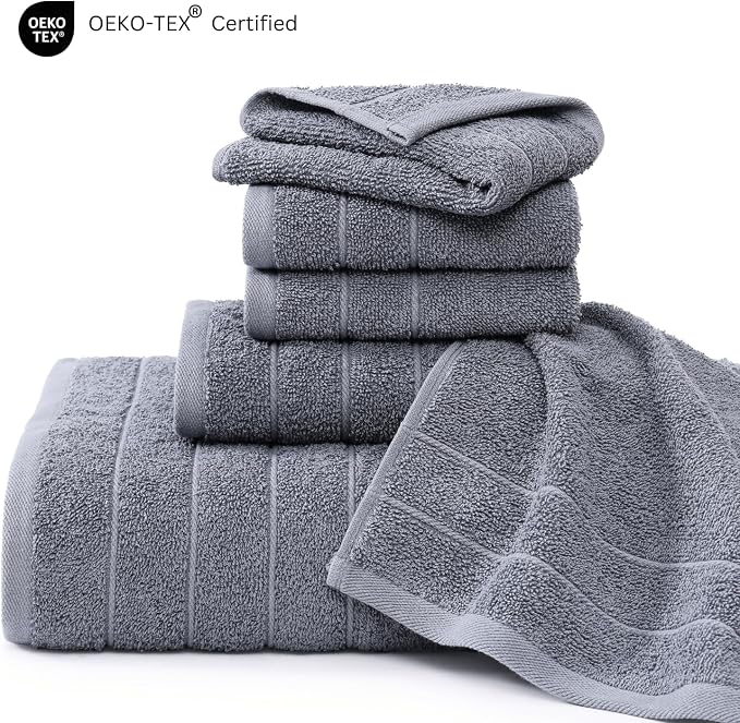 Casa Platino 100% Cotton Luxury Bathroom Towel Set - Image 3