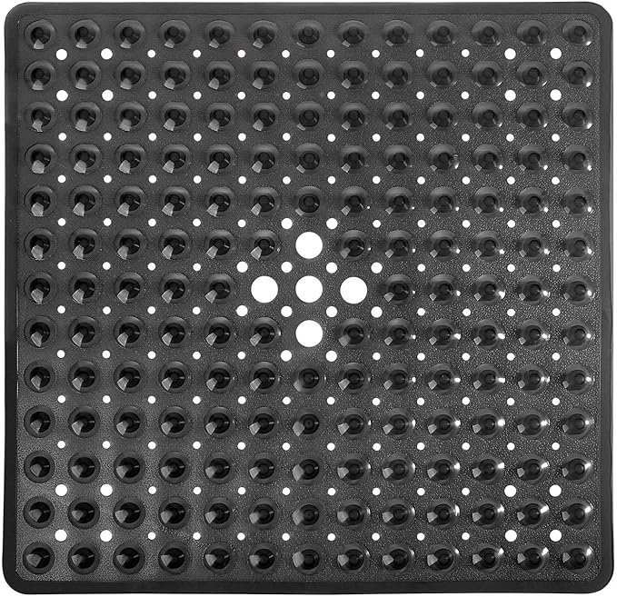 Yimobra Shower Stall Mat Non Slip, 21x21 Inch, Soft Square Bath Mat by Yimobra