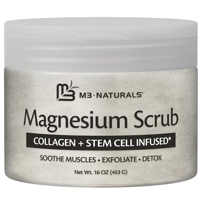 Magnesium Body Scrub for Sore Muscles, Exfoliation, Relaxation and Deep - Image 7