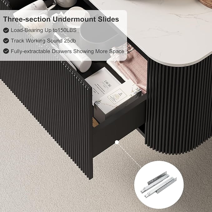 24" Floating Modern Bathroom Vanity - Image 5