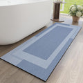 Non Slip Long Bathroom Runner Rug Bath Mat, Rubber Backing Ultra Thin Bathroom by YDKGL