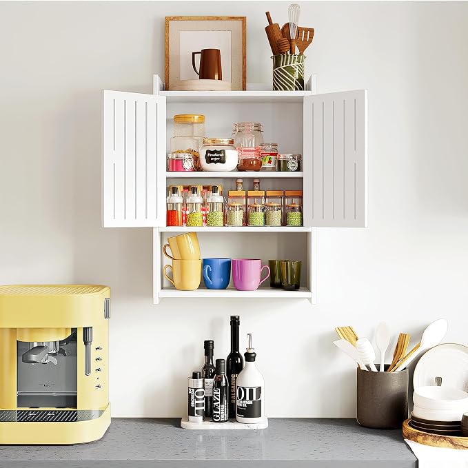 Wall Bathroom Storage Cabinet, 4-Tier Medicine Cabinet - Image 5
