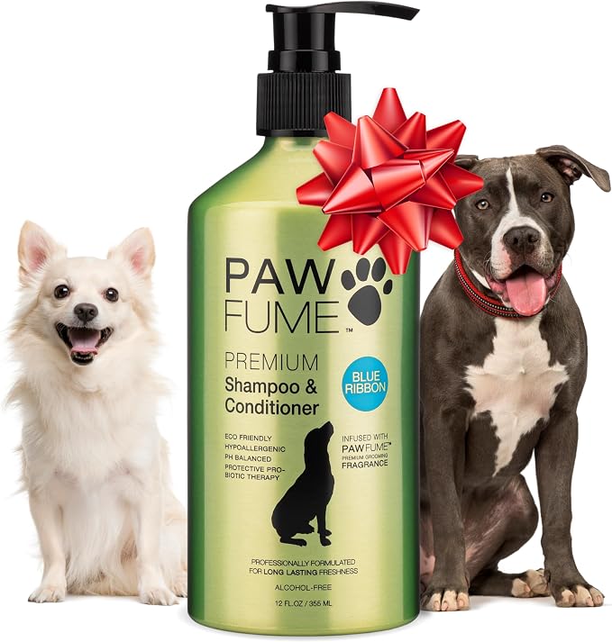 PAWFUME Dog Shampoo and Conditioner, Deep-Cleaning, pH-Balanced Formula – Puppy by Pawfume
