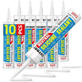 Silicone Caulk & Sealant White, 10 Pack by CXYARY