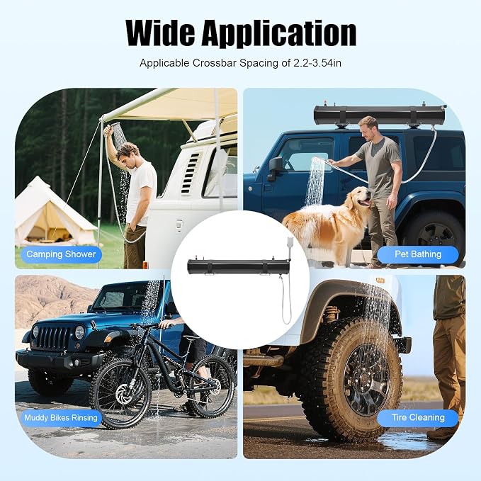Pressurized Water Tank Portable Roof Rack Water Tank Over-Landing Pressurized - Image 6