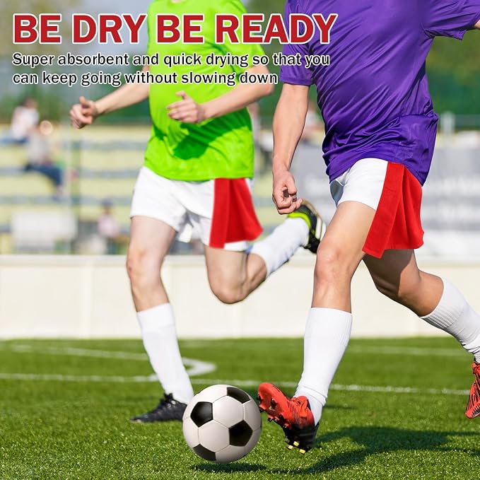 Shimeyao 2 Pcs Cotton Sports Football Towel - Image 5
