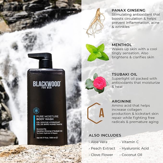 Blackwood For Men Pure Moisture Body Wash - Image 4