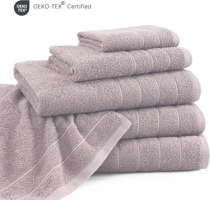 Casa Platino 100% Cotton Bathroom Towels Set - Image 6