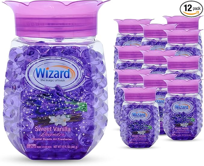 12 WIZARD Odor Eliminator Gel Beads - 12 oz by Unknown