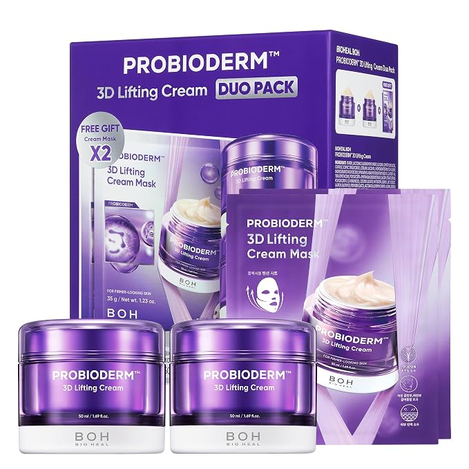 BIOHEAL BOH PROBIODERM™ 3D Lifting Cream Double Set + Cream Masks | Korean by BIOHEALBOH