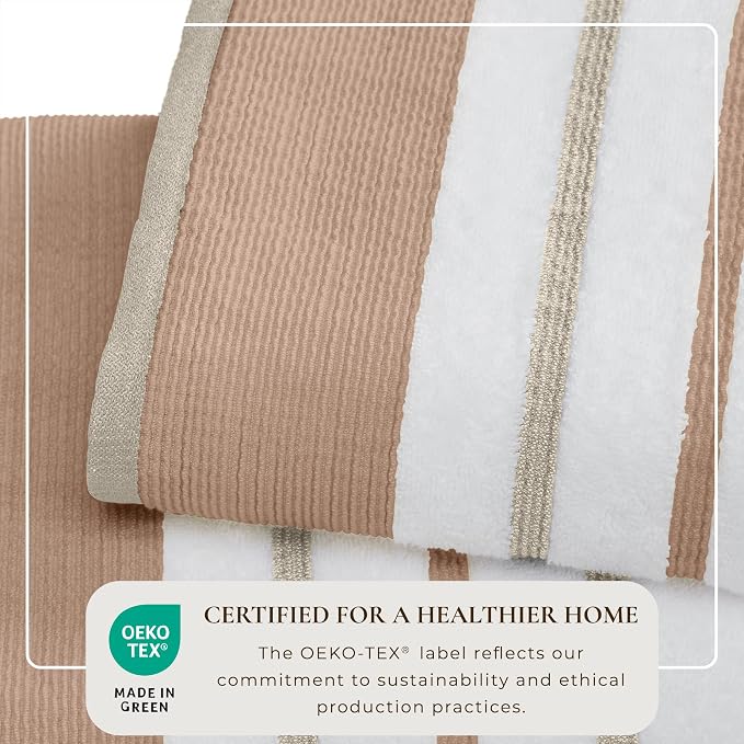 Great Bay Home Decorative Bath Towel Set - Image 2