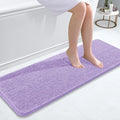 OLANLY Bathroom Rugs 47x17, Extra Soft Absorbent Chenille Bath Rugs, Rubber by OLANLY