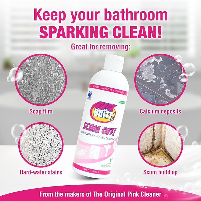 Quick 'n Brite Scum Off Shower Cleaner - Image 2
