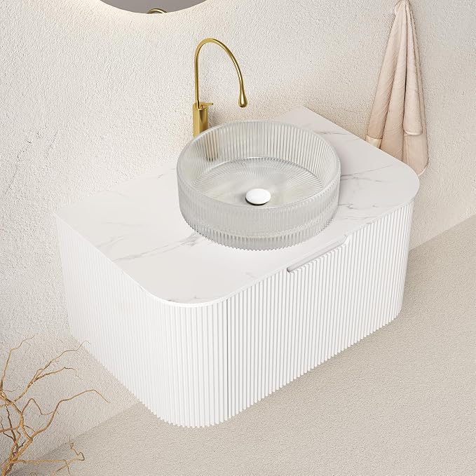 30 inch Bathroom Vanity with Sink, Floating Bathroom Cabinet with Ultra-Thin - Image 6
