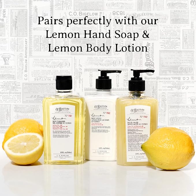 C.O. Bigelow Lemon Body Cleanser, Moisturizing Body Wash - Image 6
