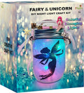 Make Your Own Unicorn & Fairy Lantern Jar Night light Arts and Crafts by 2Pepers