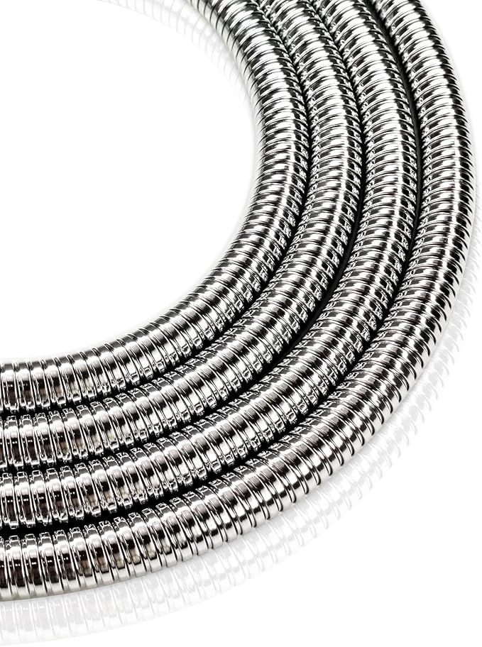 PHASAT 118-Inch Extra Long Indoor Outdoor Shower Tube Replacement Stainless - Image 8