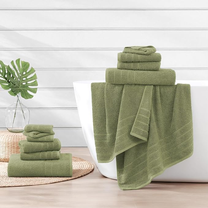 Casa Platino 100% Cotton Premium Bathroom Towel Set - Image 2