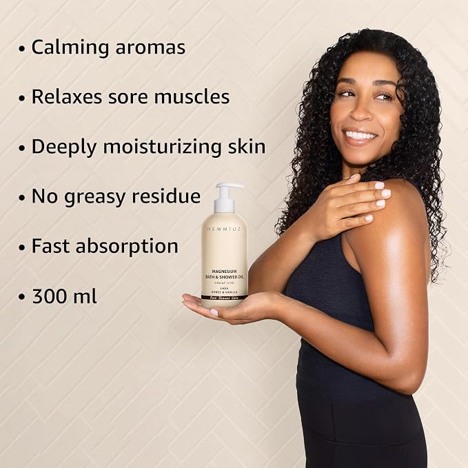 New Miuz Magnesium InShower Body Conditioner Soft Skin Post Shower Care - Image 2