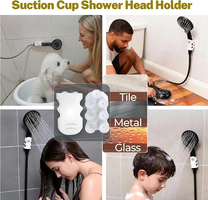 3-in-1 Bath&Kitchen Cleaning Set, Waterproof Bag, Hair Catcher, Suction Cup - Image 5