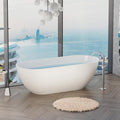 Abruzzo 63" Freestanding Solid Surface Bathtub by ABRUZZO