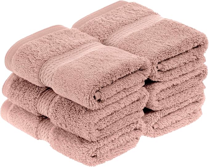 BLUENILEMILLS Madison Egyptian Cotton Face Towel/Washcloth Set, - Image 2