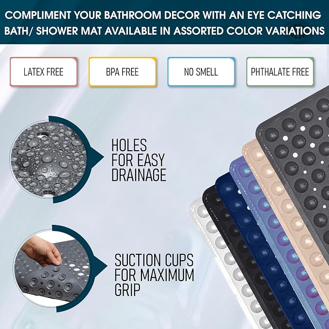 ENKOSI Square Anti Slip Shower Mat - Image 4