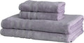 Mosobam Luxury Turkish 4pc XL Towel Set 35X70 16X30 Lavender Aura 700 GSM by Mosobam