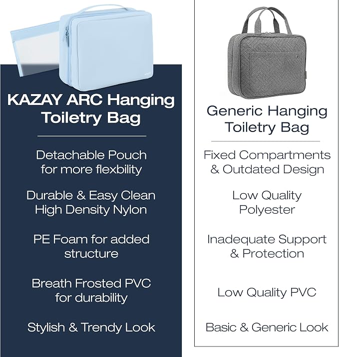 KAZAY Hanging Toiletry Bag - Image 5