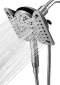 Shower Head with Handheld High Pressure, Rain Shower Head with Fixed Showerhead by Unknown