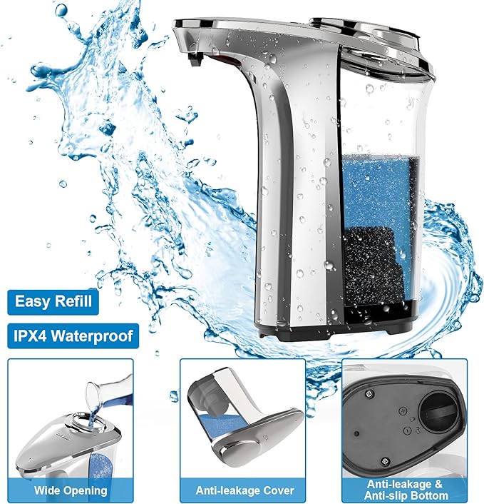 Automatic Soap Dispenser, Touchless Dish Soap Dispenser 17oz/500ml - Image 5