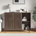 Sideboard Storage Cabinet, 47.2" W Farmhouse Buffet Cabinet by lavyga