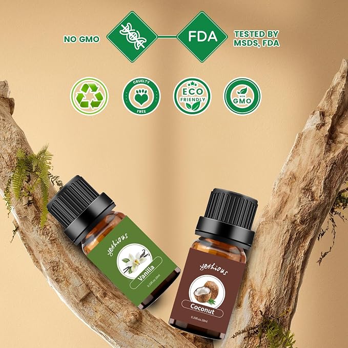 yethious Vanilla Coconut Essential Oil Set Coconut Oil Organic Vanilla - Image 5