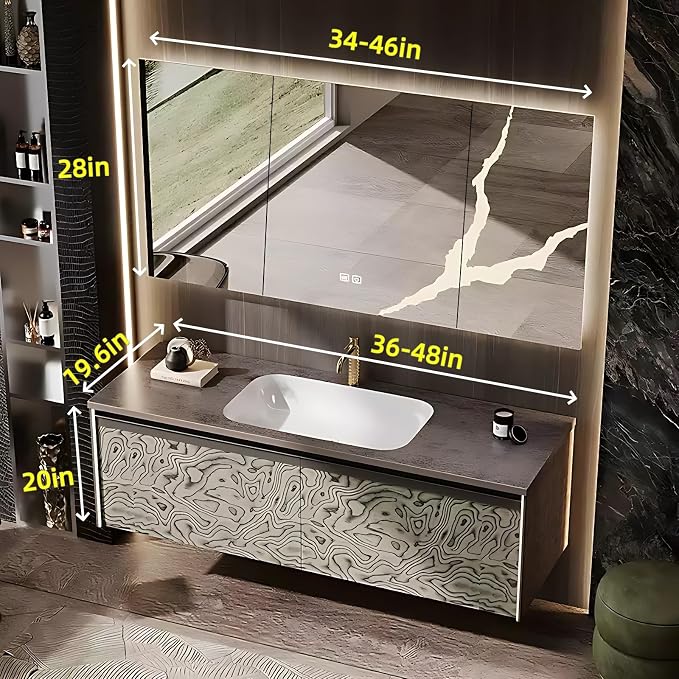 44in Modern Bathroom Vanity Collection - Image 2