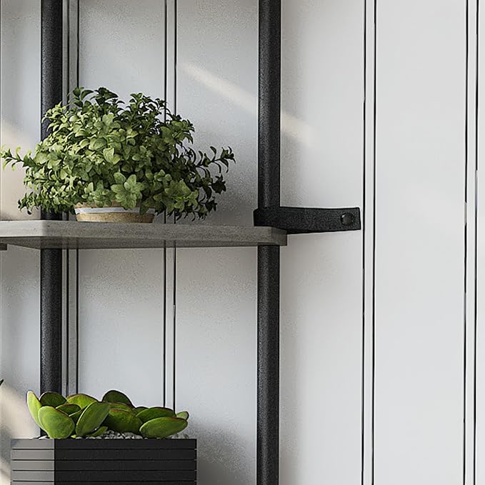 6 Tier Corner Shelf, 66.5'' Tall Standing Shelf, Narrow Display Shelf Stand - Image 8