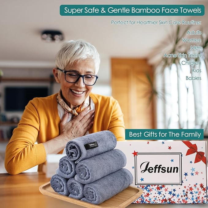 Reusable Makeup Remover Towels, Super Soft and Gentle Face Towels on Sensitive - Image 5