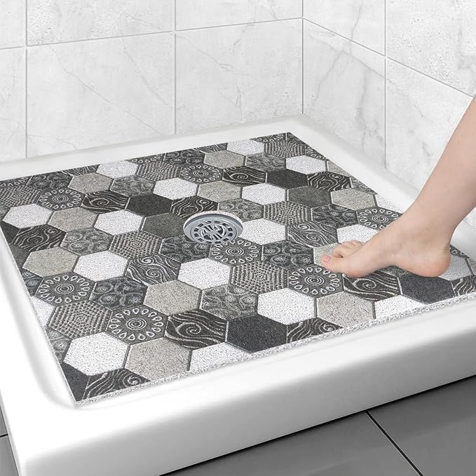 Large Shower Mat Non Slip, 36x36 Inch Shower Floor Mat by Unknown