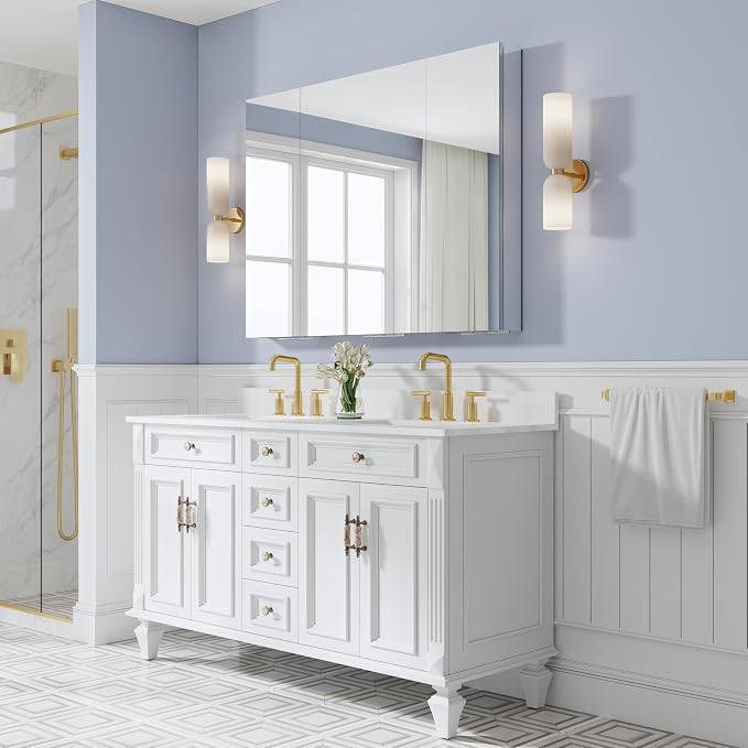 WELLFOR 60" x 36" Bathroom Medicine Cabinet - Image 13