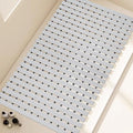 Extra Long Non Slip Shower Mat Without Suction Cups, Heavy Duty Rubber Bathtub by Tiamo