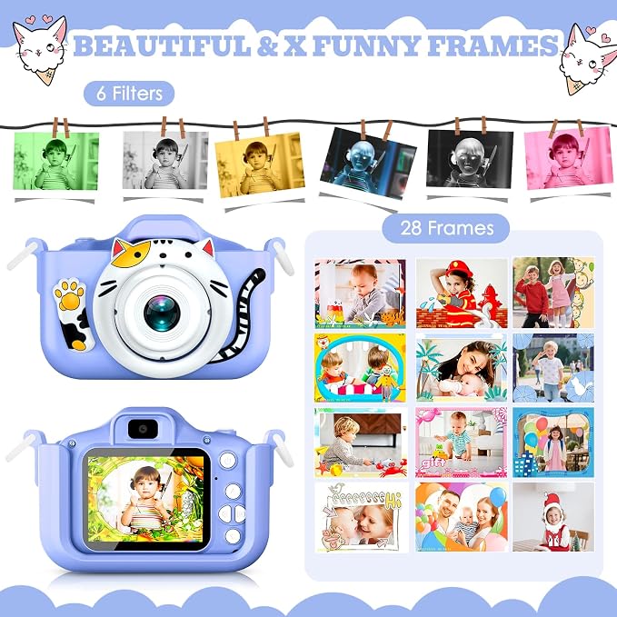 Upgrade Kids Selfie Camera for Boys, Girls Christmas Birthday Festival Gift for - Image 2