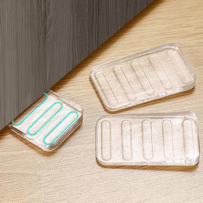 Plastic Shims 8 Pack Table Wedge Clear Toilet Shim, Levelers Adjustable Blocks - Image 7