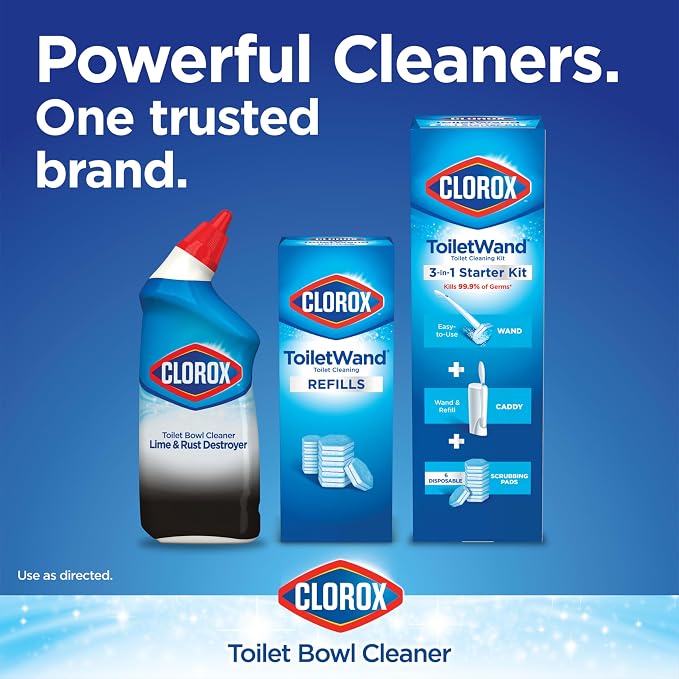 Clorox Toilet Bowl Cleaner Lime & Rust Destroyer 24 Ounces - Image 7