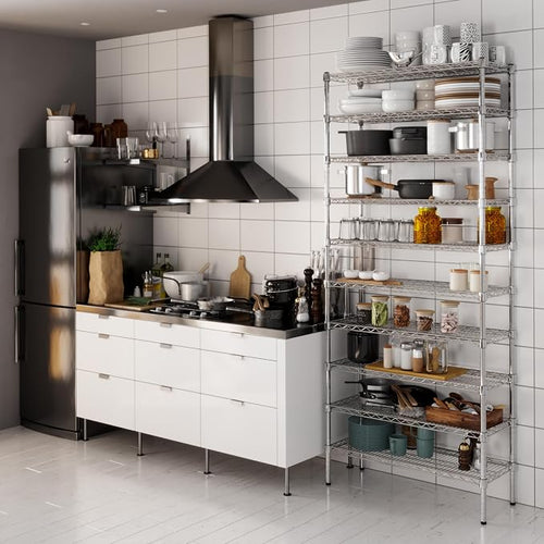 14" Deep x 36" Wide x 86" Height Wire Shelving Kit | 10-Tier | NSF Commercial - Image 2
