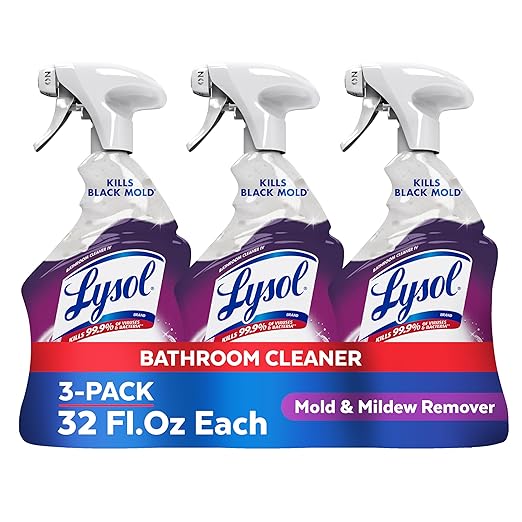 Lysol Mold & Mildew Remover Spray, Bathroom & Shower Cleaner, Disinfectant Spray by Lysol