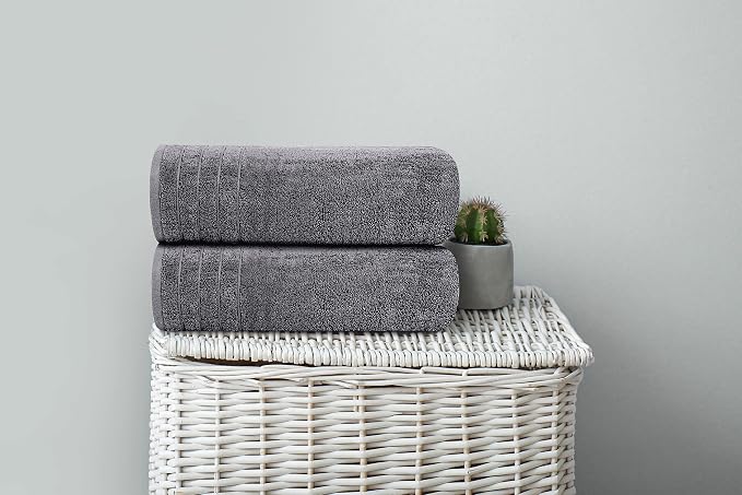 Tens Towels Pack of 4 Extra Large Bath Towels 30 x 60 Inches, 100% Cotton - Image 2