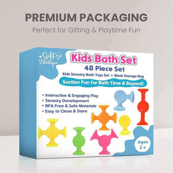 48 Pack Toddler Suction Cup Bath Toys - Image 6