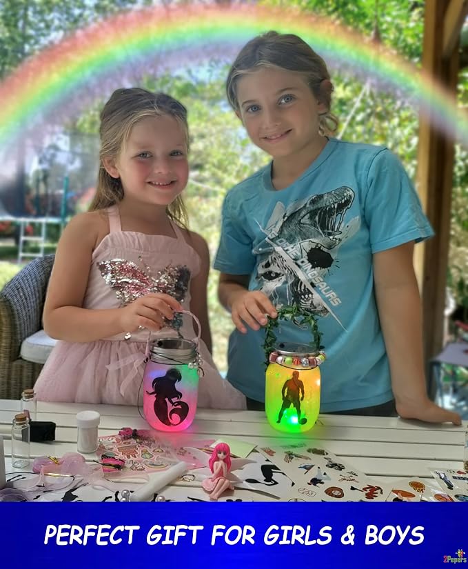 Make Your Own Sports Night Light Lantern Jar Arts & Crafts - Image 5