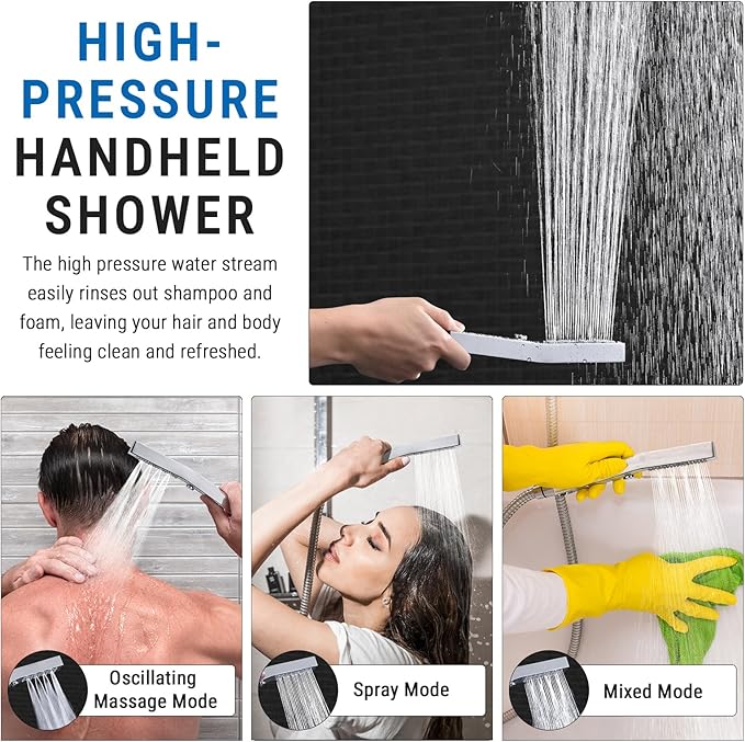 G-Promise All Metal 16 Inch Shower Head - Image 4